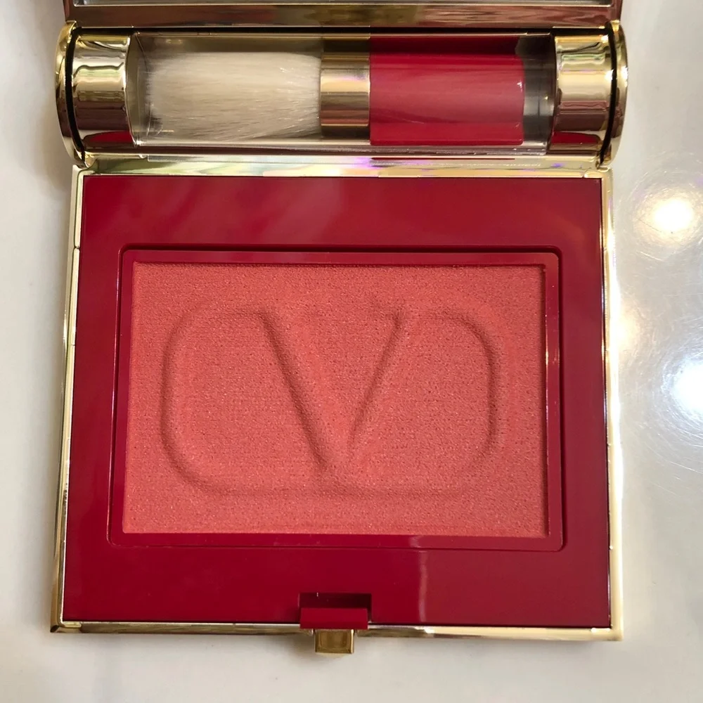Valentino EYE2CHEEK Dual-Use Blush & Eyeshadow Shade 08 Roman Sky + Brush NIB